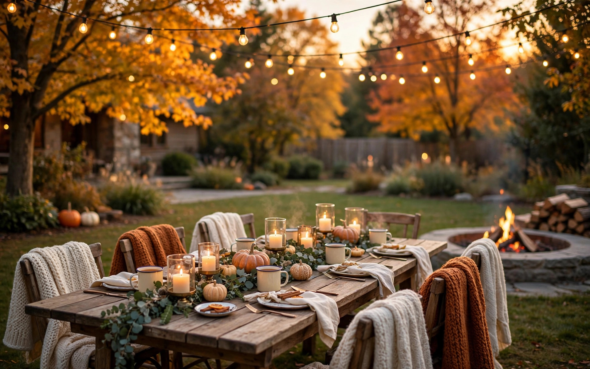 How to Host a Cozy Fall Backyard Party Your Guests Will Love