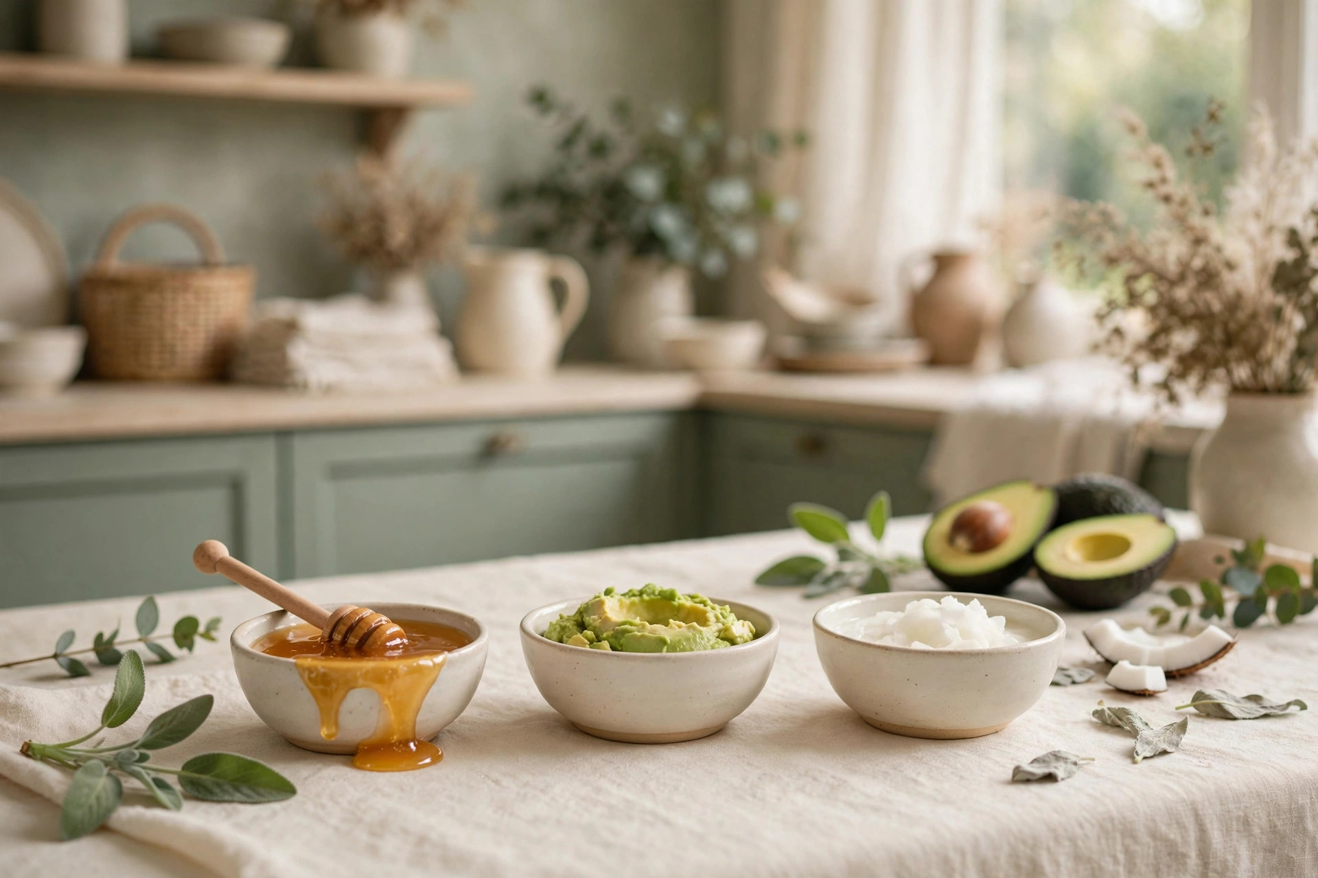 DIY Hair Masks From Your Kitchen