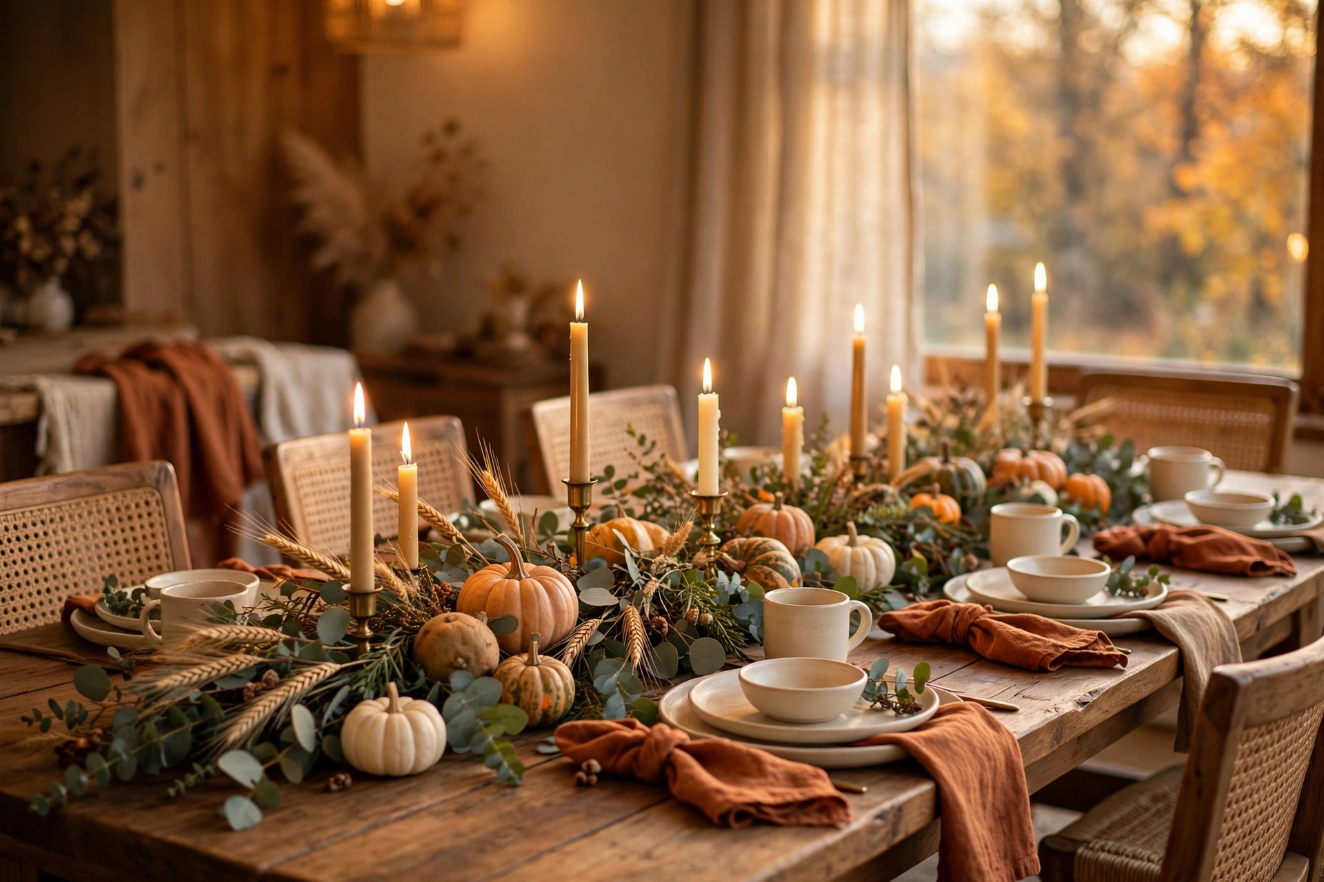 Easy Fall Tablescape Ideas
