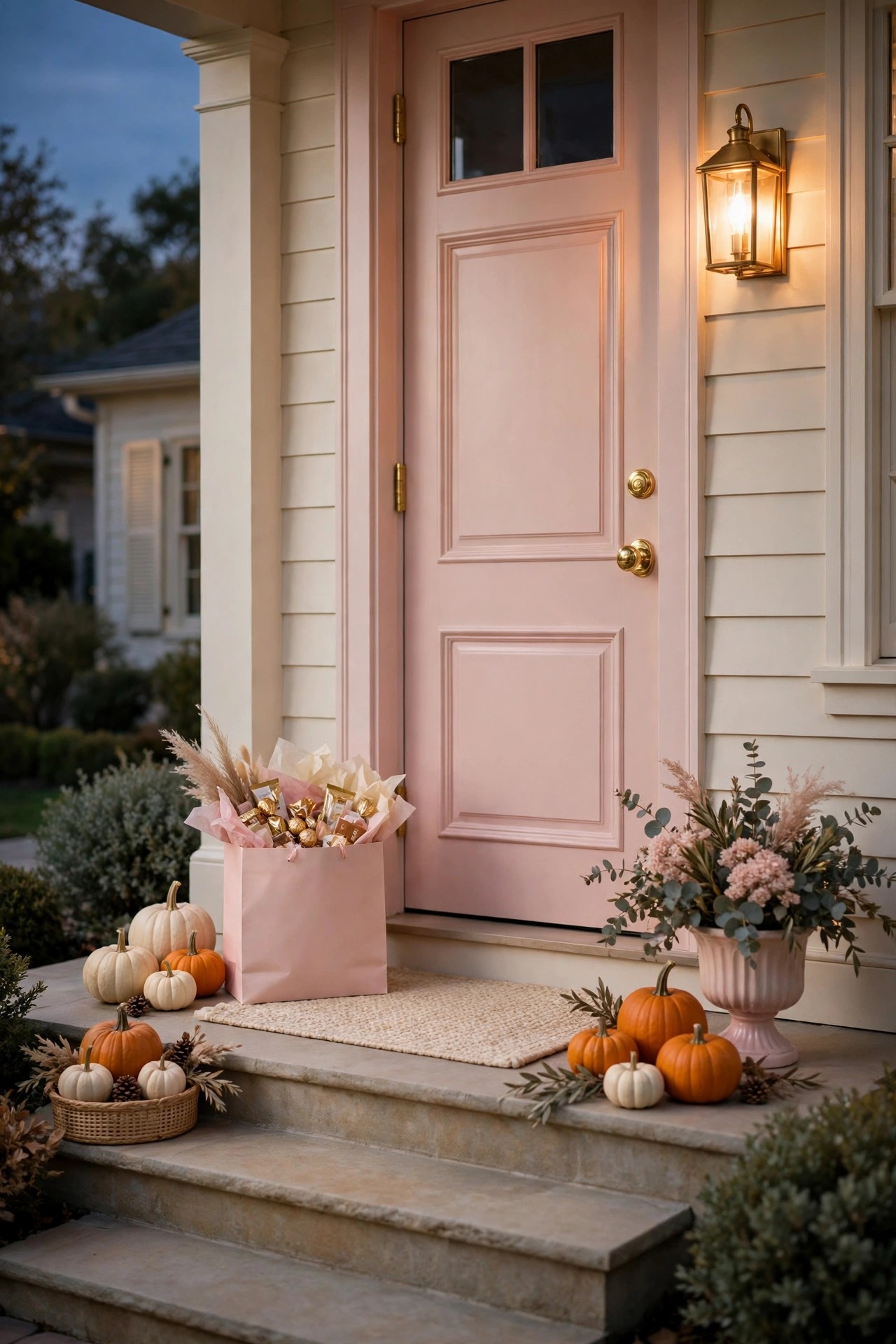 History of boo basket tradition with doorstep Halloween surprise