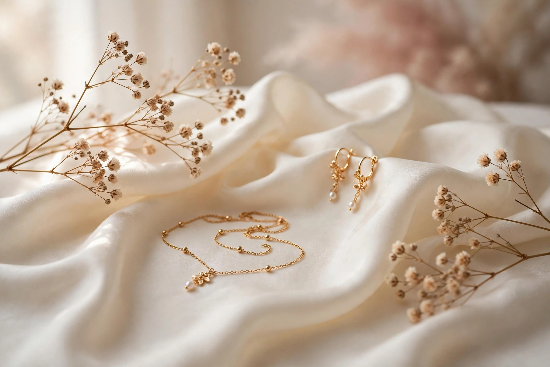 Etsy title writing formula example with jewellery product photography on desk