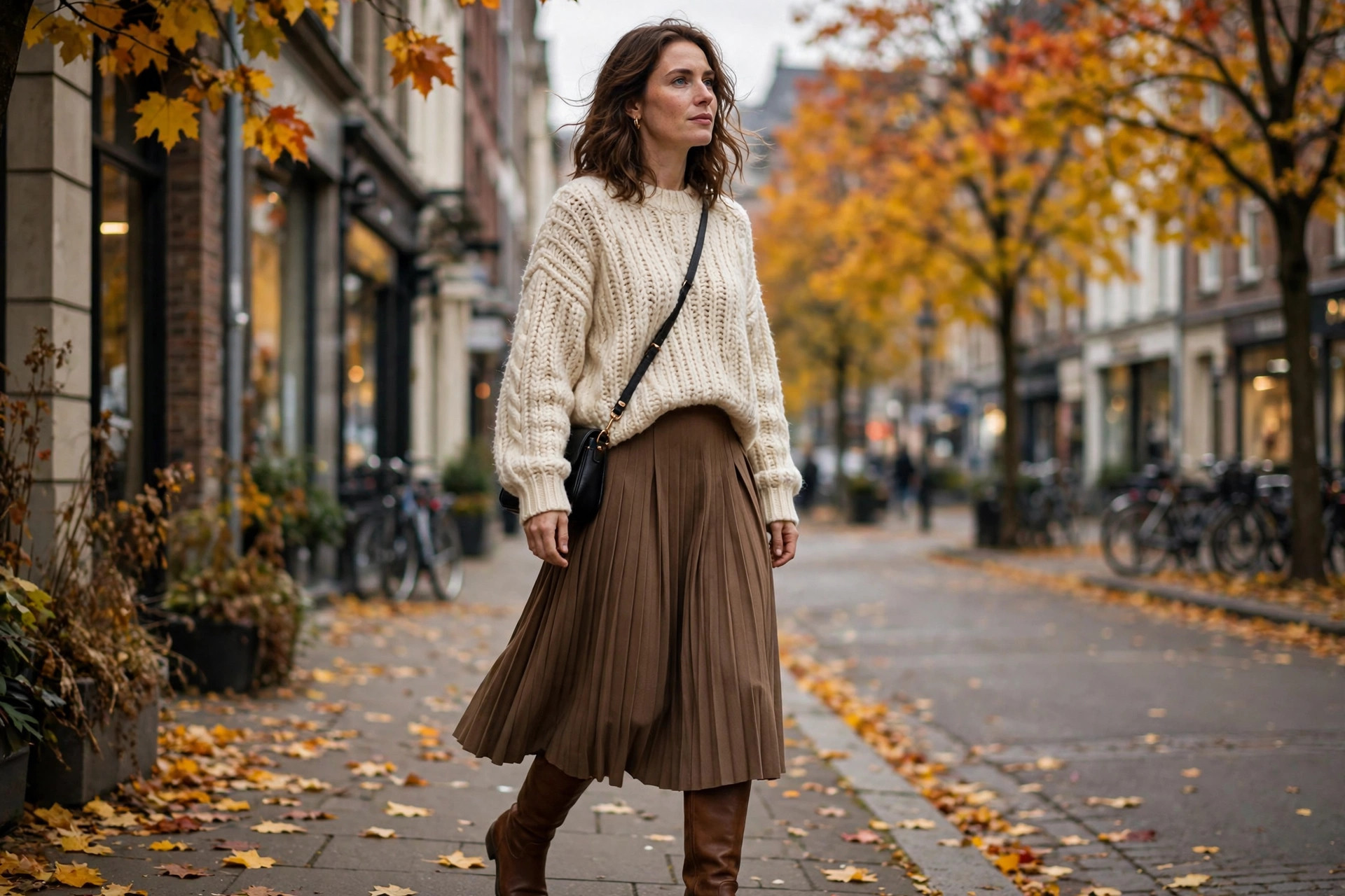 Pleated Skirt Outfits for Fall 2026