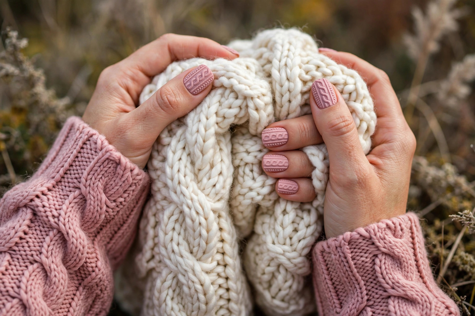 Sweater Texture Nails: The Coziest Fall Manicure You Can DIY