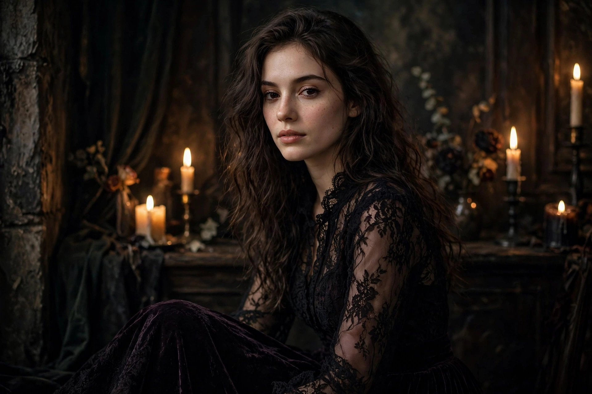 Vamp Romantic Style: Dark, Dreamy Outfits for Fall