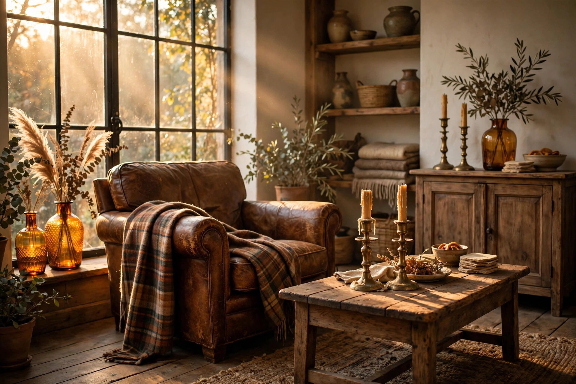 The Vintage-Inspired Fall Living Room: Collected, Cozy, Current